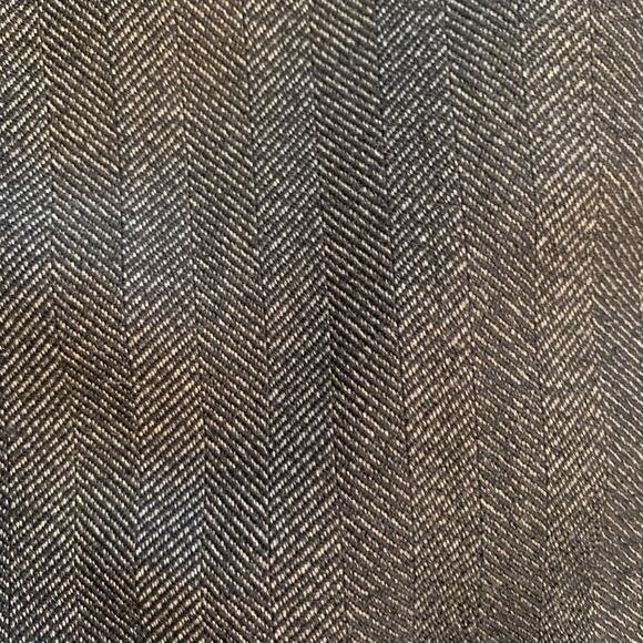 Atelier Flounce Hem Herringbone Pencil Skirt - Picture 3 of 6